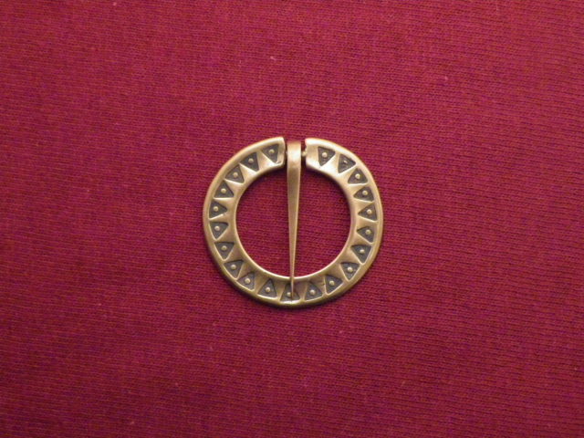 Flat Punched Annular Brooch