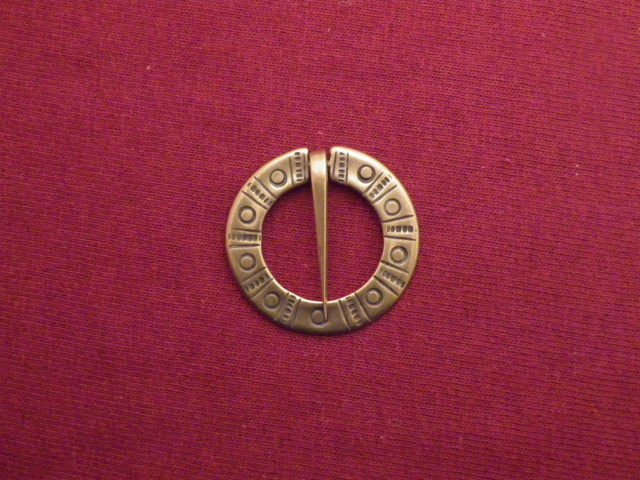 Flat Punched Annular Brooch